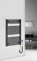 AQUALINE DIRECT-E elektrické otopné těleso rovné 600x960 mm, 400 W, černá (ILE96TB) (3)