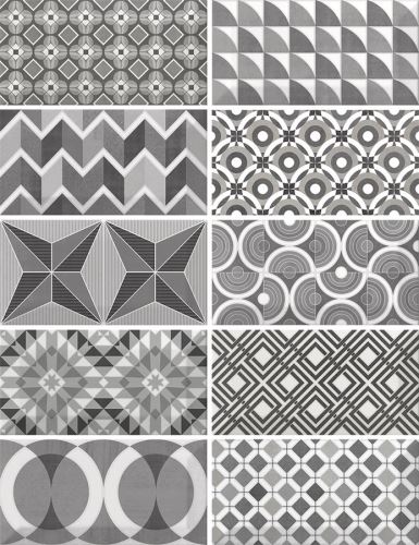 EQUIPE METRO Patchwork B&W 7,5x15 (EQ-10D) (21396)