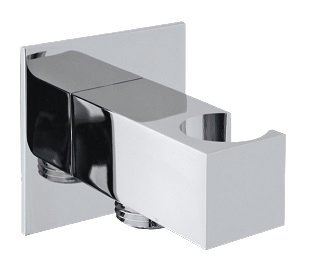 Sapho Držák sprchy hranatý, pevný, s vyústěním, chrom (SG303)