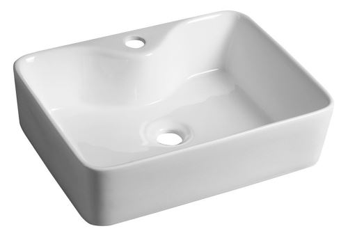 Sapho BALENA keramické umyvadlo 48x13,5x37 cm, na desku