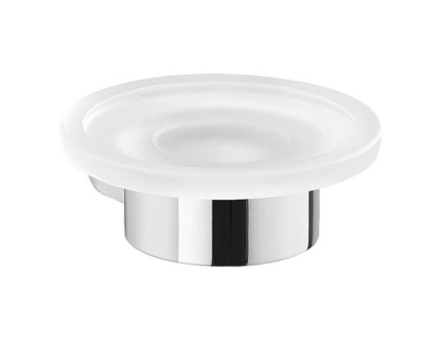 Gedy PIRENEI mýdlenka, chrom/sklo satin
