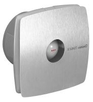 Cata X-MART 10T koupelnový ventilátor axiální s časovačem, 15W, potrubí 100mm, nerez