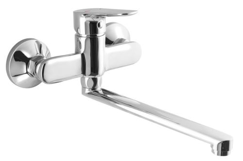 AQUALINE LOTTA nástěnná baterie, ramínko ploché, 220 mm, chrom (LT642)