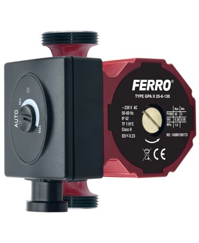 FERRO Oběhové elektronické čerpadlo 25-60/130mm (0604W)