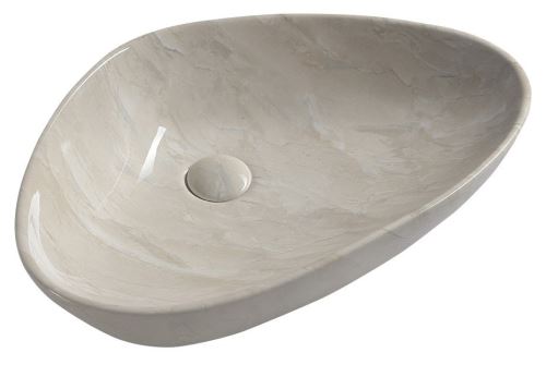 Sapho DALMA keramické umyvadlo 58,5x39x14 cm, marfil