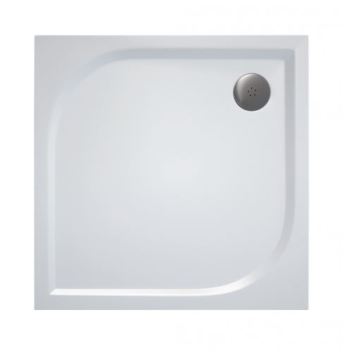 SANSWISS Sprchová vanička čtvercová 80×80 cm - bílá (WAQ 0800 04)
