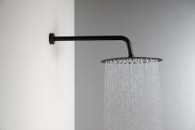 SAPHO SLIM hlavová sprcha, průměr 300mm, černá mat/nerez (MS573B) (1)