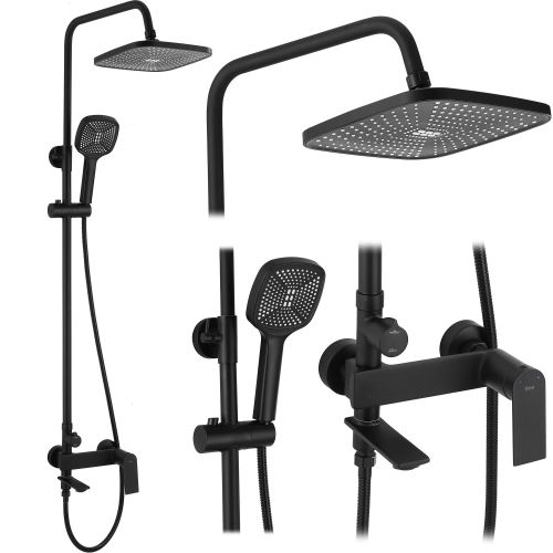 REA Sprchový set STORM BLACK MATT (REA-P9533)