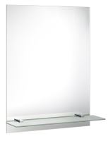 Aqualine Zrcadlo 60x80cm, včetně závěsů, s otvory pro polici Aqualine Zrcadlo 60x80cm, včetně závěsů, s otvory pro polici