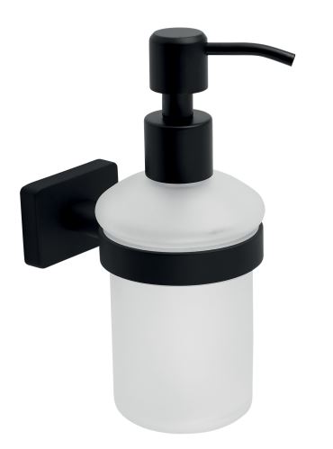 FERRO Dávkovač mýdla GRETA, černá matná (AGR34BL)