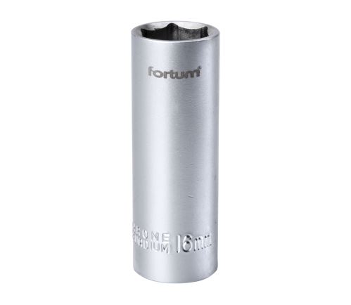 FORTUM Hlavice nástrčná na zapalov. svíčky 1/2", 16mm, L 65mm