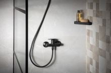 AQUALINE LOTTA nástěnná sprchová baterie, rozteč 150mm, černá (LT611B) (1)