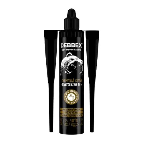 DEBBEX Chemická kotva VINYLESTER SF kartuše 380ml, šedá (74017DBX)