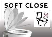 CREAVIT BENE WC sedátko Soft Close, bílá/chrom (KC0503) (2)