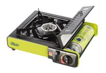 MEVA Plynový vařič THUNDER DUAL na kartuše 227g a PB láhev, černo-zelený (UKP25003) (5)