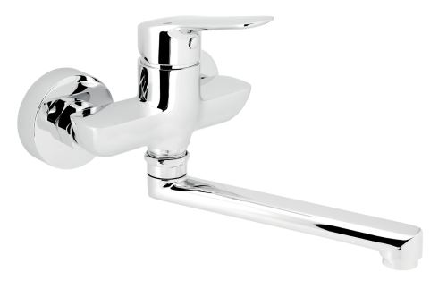 NOVASERVIS Umyvadlová/Dřezová baterie 100 mm Metalia 54 ECO, chrom (54077,0E)