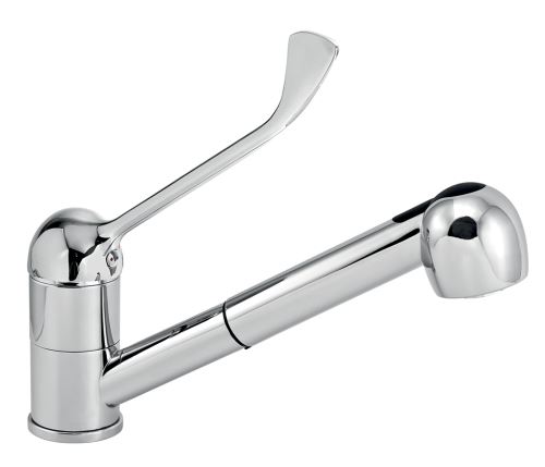 NOVASERVIS Dřezová teleskopická baterie lékařská páka Titania Lux chrom (91081L,0)