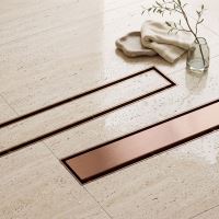 REA Odtokový žlab NEOX 90, brush copper (REA-G4889) (1)