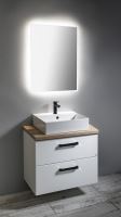AQUALINE VEGA deska pod umyvadlo 72,5x45cm, dub platin (VG775) (3)