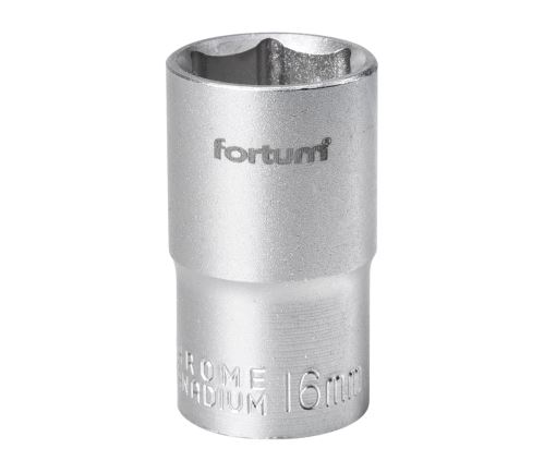 FORTUM Hlavice nástrčná 1/2", 16mm, L 38mm