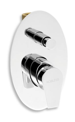 NOVASERVIS Vanová sprchová pod bat. s přepínačem Nobless VISION X chrom (42050R,0)
