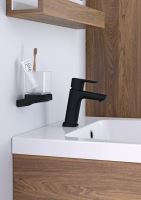 RAVAK TD F 014.20 Černá umyvadlová stojánková baterie 10° Free black 170 mm bez výpustí (X070150) (4)