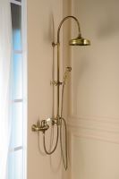 Reitano Rubinetteria VANITY sprchový sloup k napojení na baterii, retro, bronz (2)