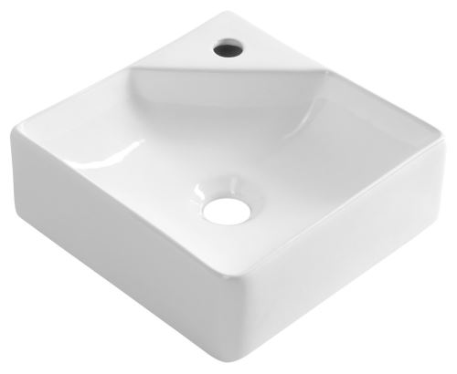 AQUALINE NEXA keramické umyvadlo rohové 30x30cm, bílá (NP436)
