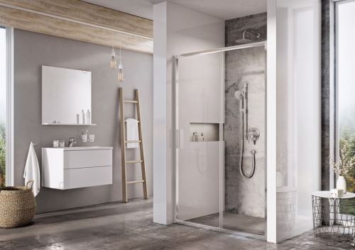 RAVAK Sprchové dveře Blix Slim BLSDP2-100 bright alu+Transparent (X0PMA0C00Z1)