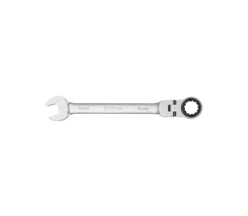 FORTUM Klíč ráčnový očkoplochý s kloubem, 72 zubů, 16mm, L 217mm