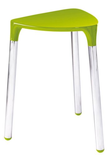 SAPHO YANNIS koupelnová stolička 37x43,5x32,3 cm, zelená ( 217204 )