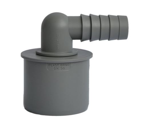Bruckner HT koncovka rohová pro připojení hadice 19-21mm, DN50mm (168.458.0)