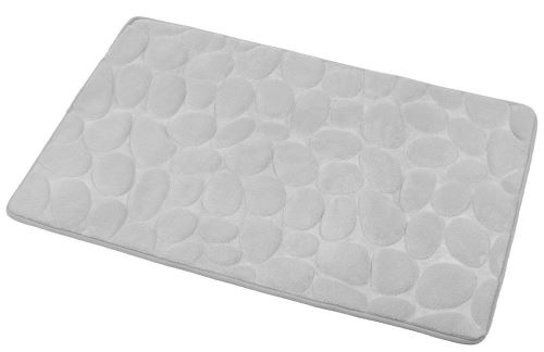 Aqualine Koupelnová předložka, 50x80 cm, 100% mikrovlákno, protiskluz, šedá