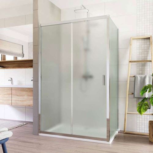 Mereo Sprchový kout, Lima, obdélník, 110x80x190 cm, chrom ALU, sklo Point (CK87412K)