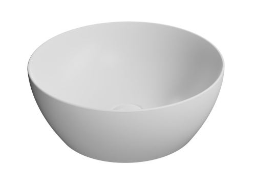 GSI PURA umyvadlo na desku průměr 42 cm, bílá mat