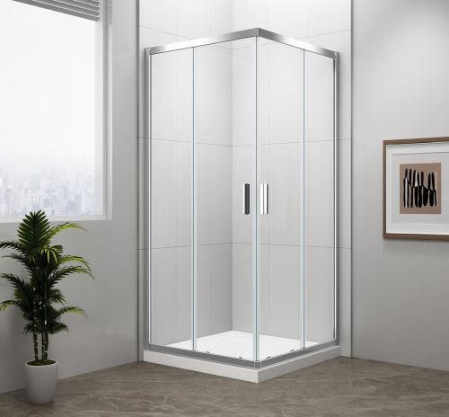 Polysan EASY LINE čtvercová sprchová zástěna 800x800mm, čiré sklo
