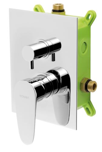 NOVASERVIS Podomítková baterie s boxem 2 vývody, TITANIA SMART (BOX98051R,0)