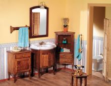 SAPHO RETRO umyvadlová skříňka 60x80x45cm, buk (735140) (1)
