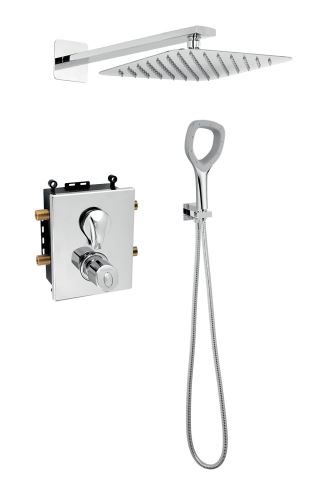 NOVASERVIS Sprchová sada podomítková termostatická ECO+ chrom (SADAECO52RT)