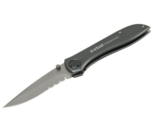 EXTOL PREMIUM Nůž zavírací, nerez, 205/115mm