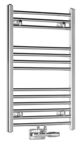 AQUALINE ALYA otopné těleso rovné 500x803 mm, středové připojení, chrom (LLS301)