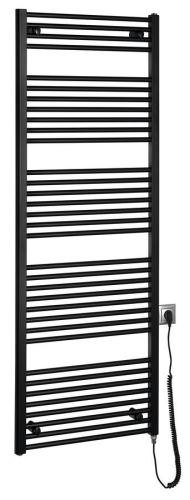 AQUALINE DIRECT-E elektrické otopné těleso rovné 600x1680 mm, 800 W, černá (ILE66TB)
