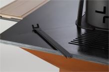 HAAS+SOHN Zahradní gril, patinující Cortenová ocel, plancha deska (0966700000000) (6)