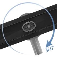 REA Odtokový žlab NEOX PRO 90, černá (REA-G7804) (2)
