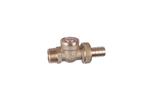 GIACOMINI R608 Vyp. kul.koh., s hadicovou vývodkou bez zátky, PN 10, T 90°C 1/2" (R608Y023)