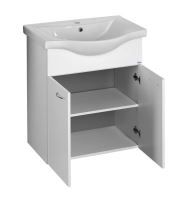 AQUALINE KERAMIA FRESH umyvadlová skříňka 60,6x74x33,7cm, bílá (50063A) (2)