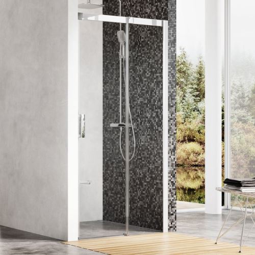 RAVAK Sprchové dveře MATRIX MSD2 100 L White+Transparent (0WLA0100Z1)