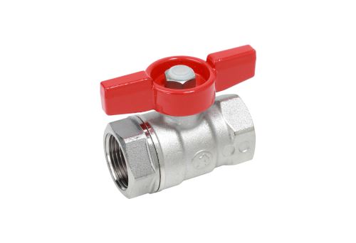 GIACOMINI R251D Kulový kohout, PN 35, T 185 C, vrtulka 1"1/4 červený (R251X006)