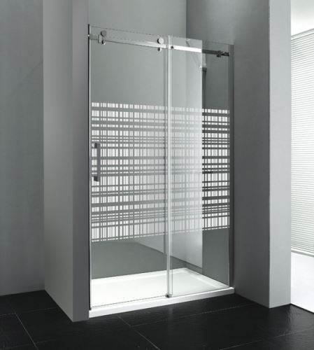 GELCO DRAGON sprchové dveře 1200mm, sklo CANVAS, pravé (GD4512SR)