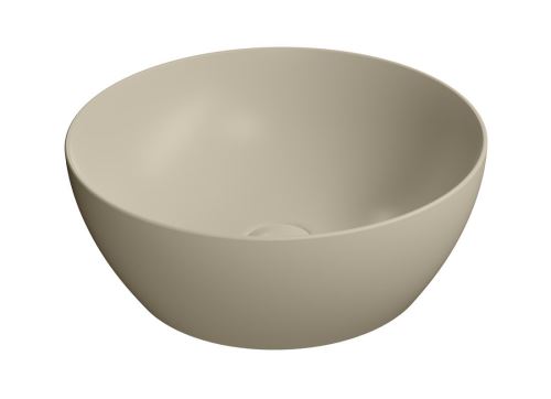 GSI PURA umyvadlo na desku průměr 42 cm, creta mat
